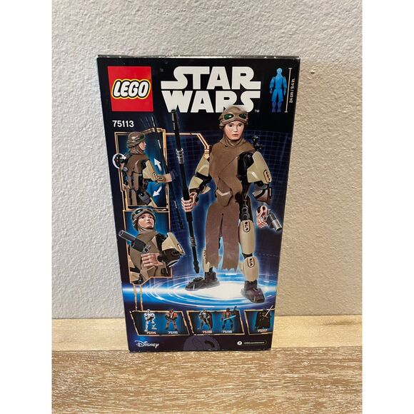 Retired LEGO Star Wars Set 75113 Rey New/Factory Sealed Never Opened Shelf Wear - Picture 2 of 2